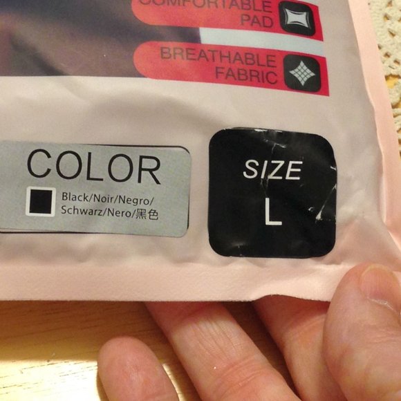 Maternity Belt, black, size large for support during pregnancy - Picture 5 of 5